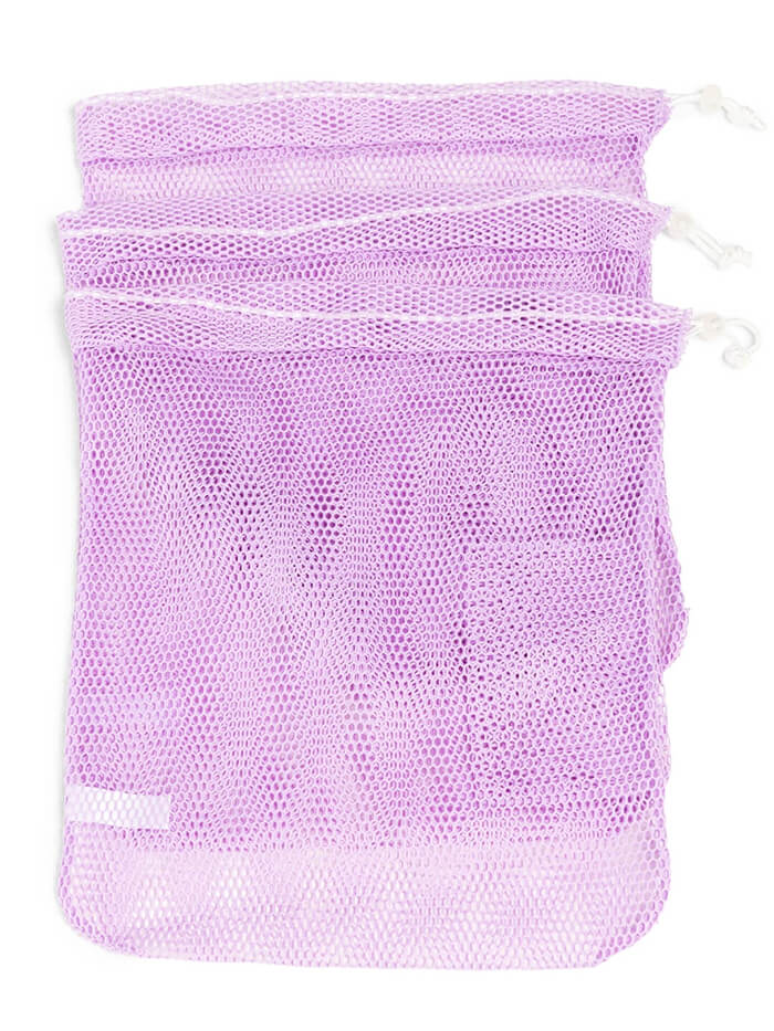 Drawstring Mesh Bag (Pack of 3)