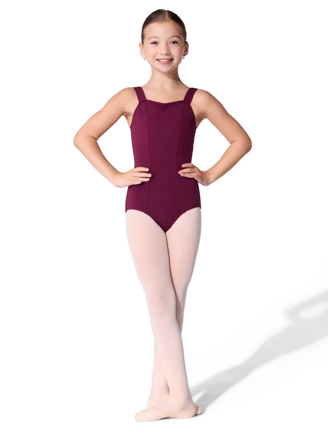 Essentials Wide Strap Tank Leotard - Child - Image 14
