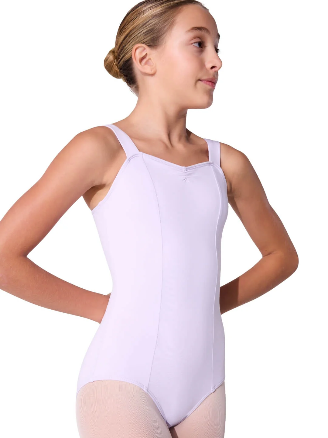 Essentials Wide Strap Tank Leotard - Child - Image 19