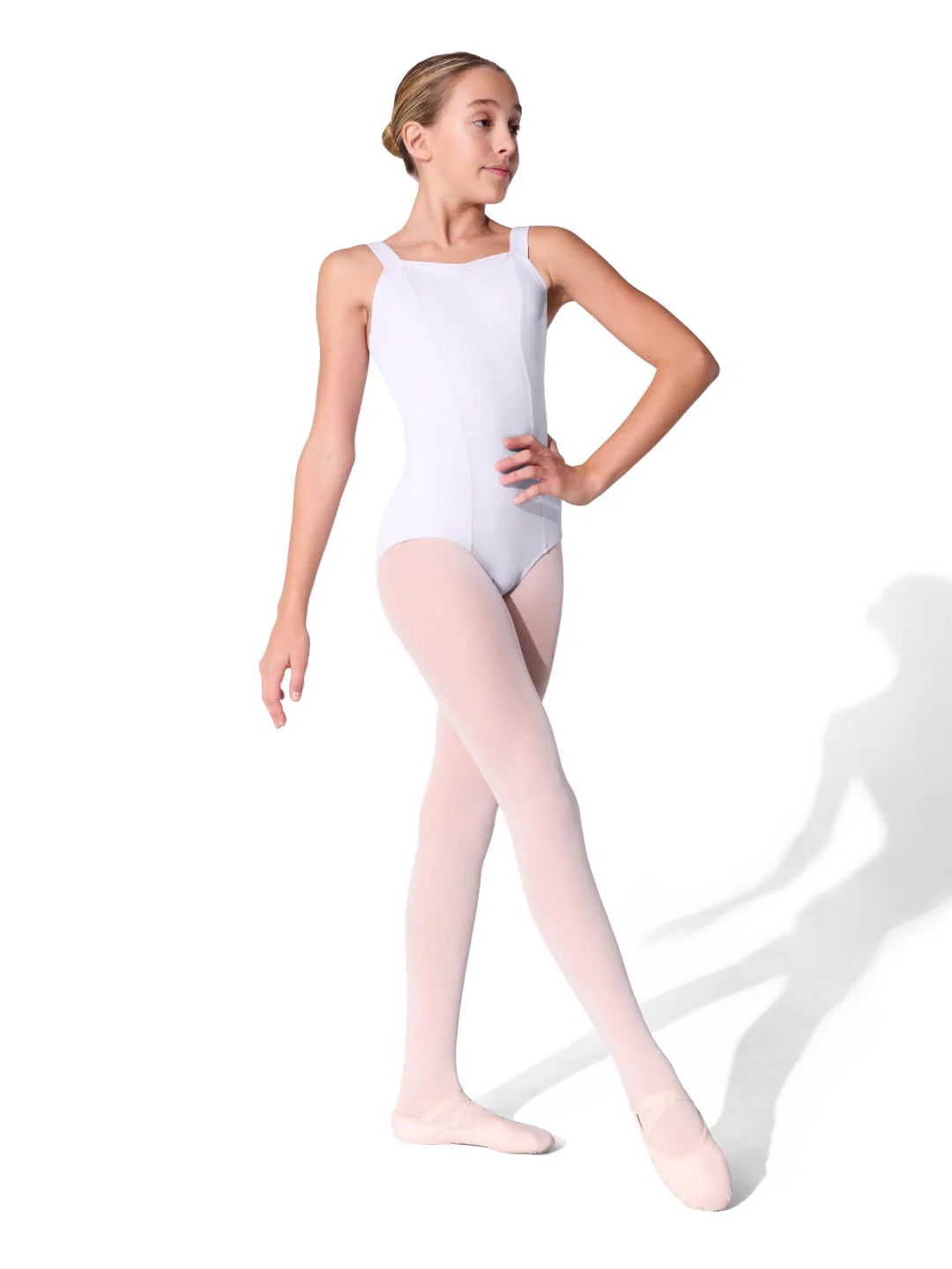 Essentials Wide Strap Tank Leotard - Child - Image 35