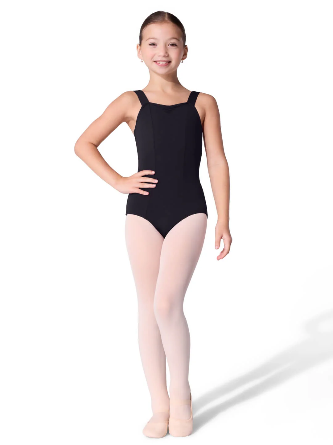 Essentials Wide Strap Tank Leotard - Child - Image 6