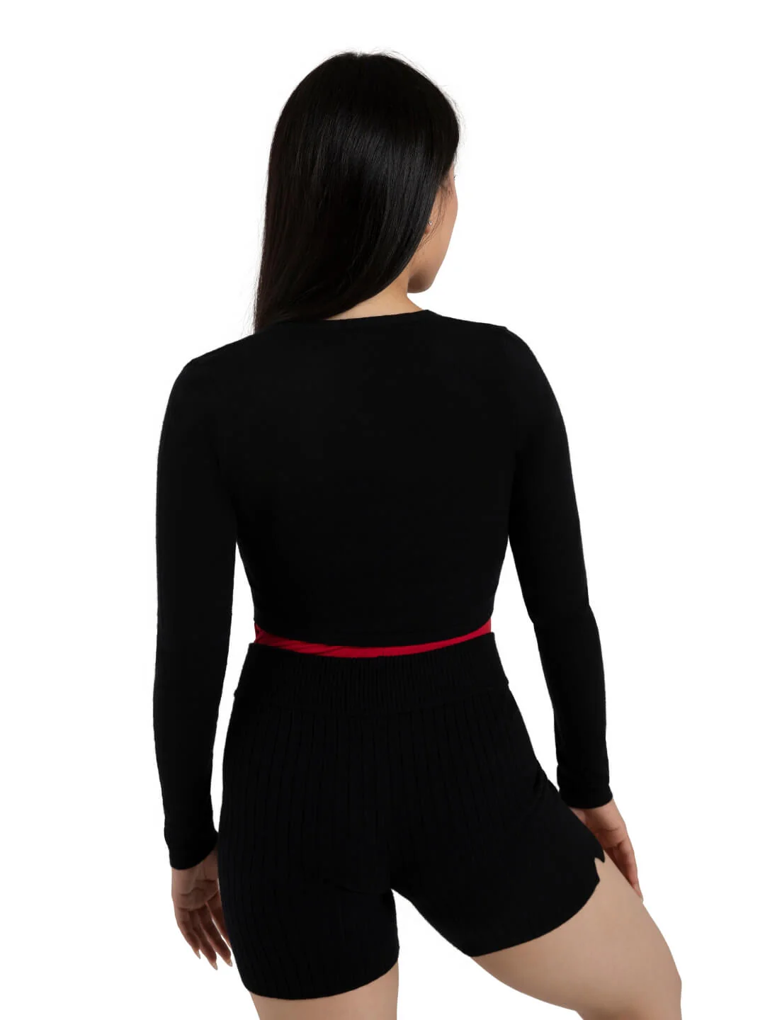 Harmonie Cropped Pinch Sweater - Image 4