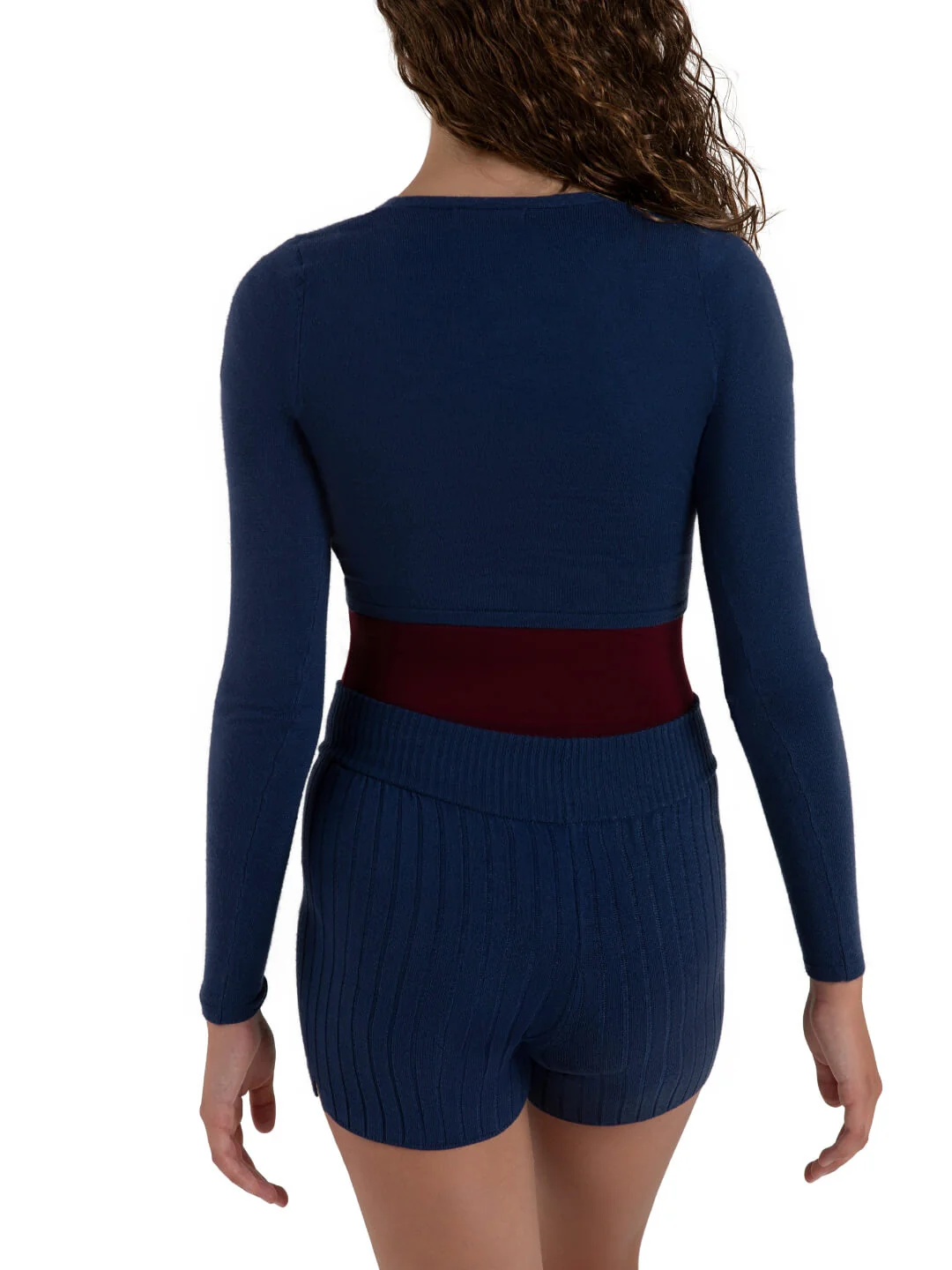 Harmonie Cropped Pinch Sweater - Image 8