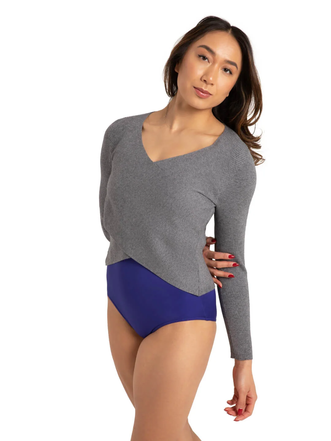 Harmonie Wellness Wrap Sweater - Image 5