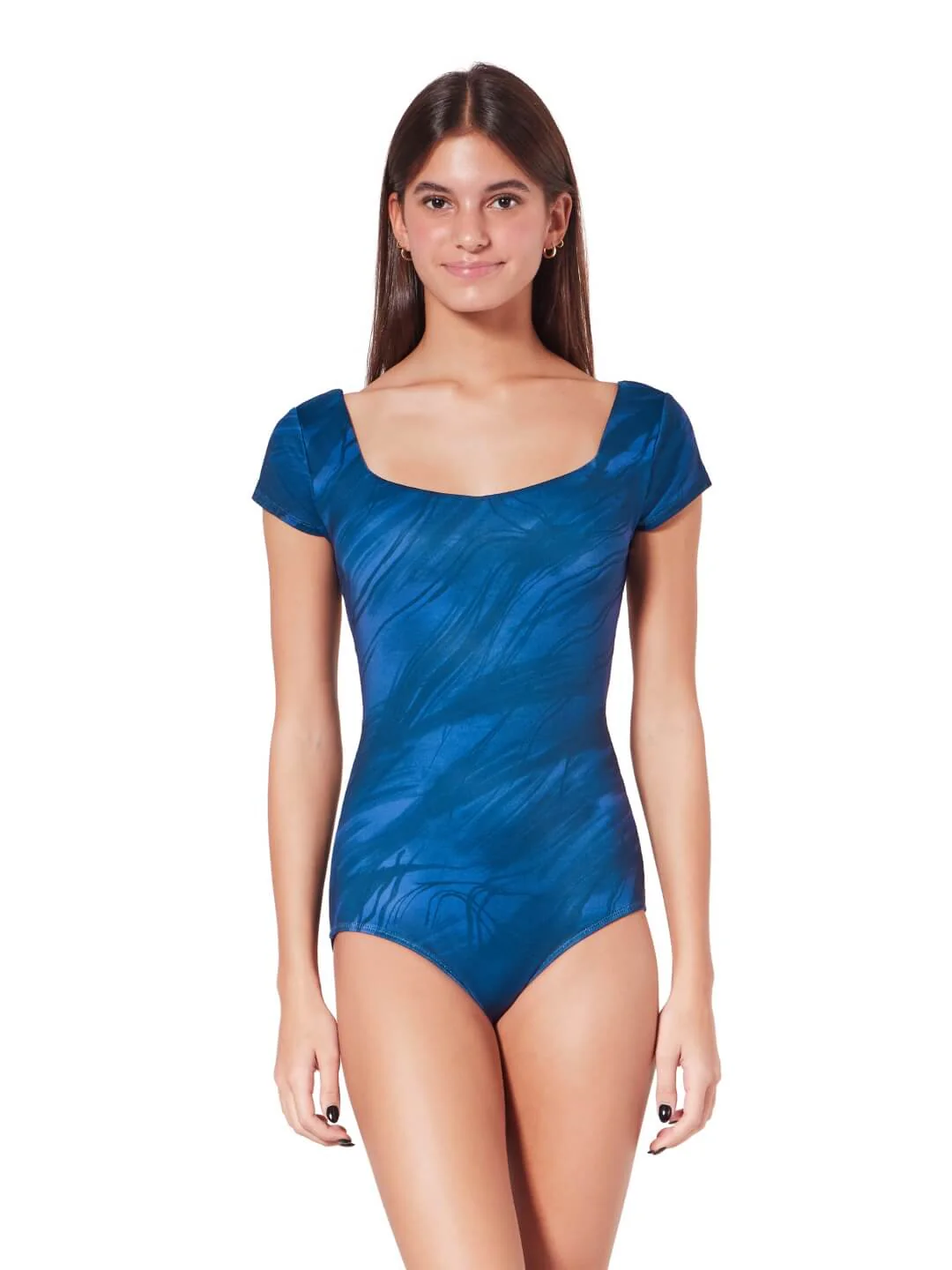 Marbled Haze Portoro Cap Sleeve Leotard - Image 7