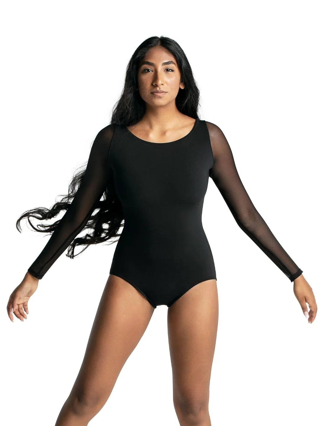 Meryl Strappy Back Long Sleeve Leotard - Image 5