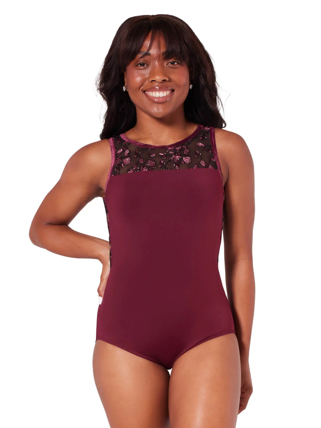 Ornate Romance Allure Mesh Back Leotard - Image 7