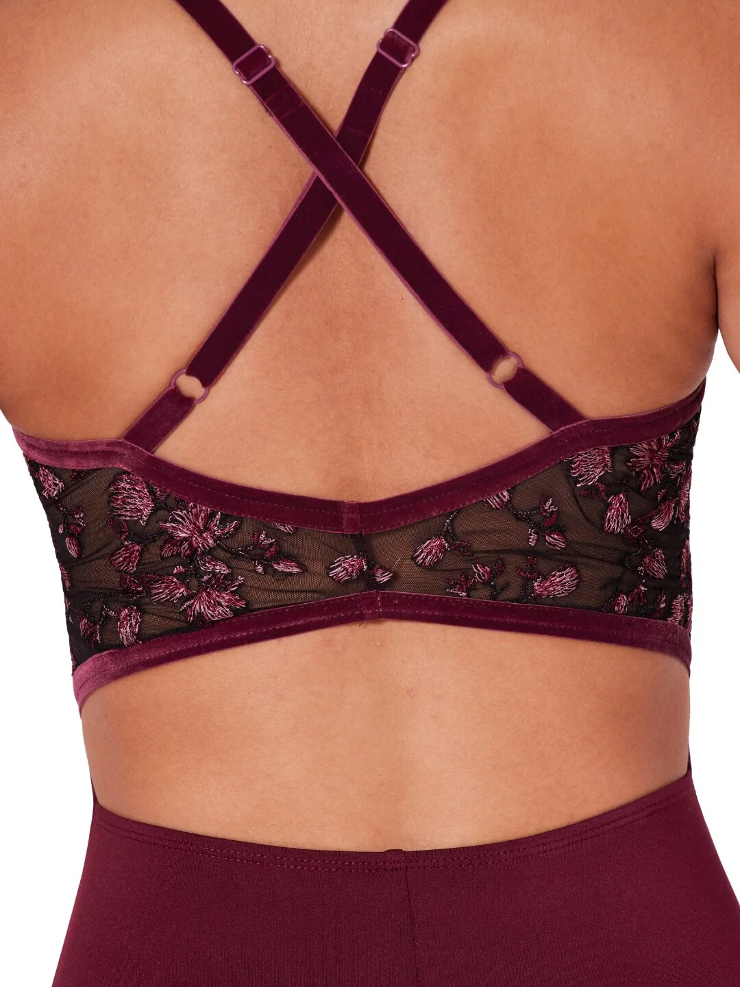 Ornate Romance Charisma Cami Criss Cross Back Leotard - Image 5