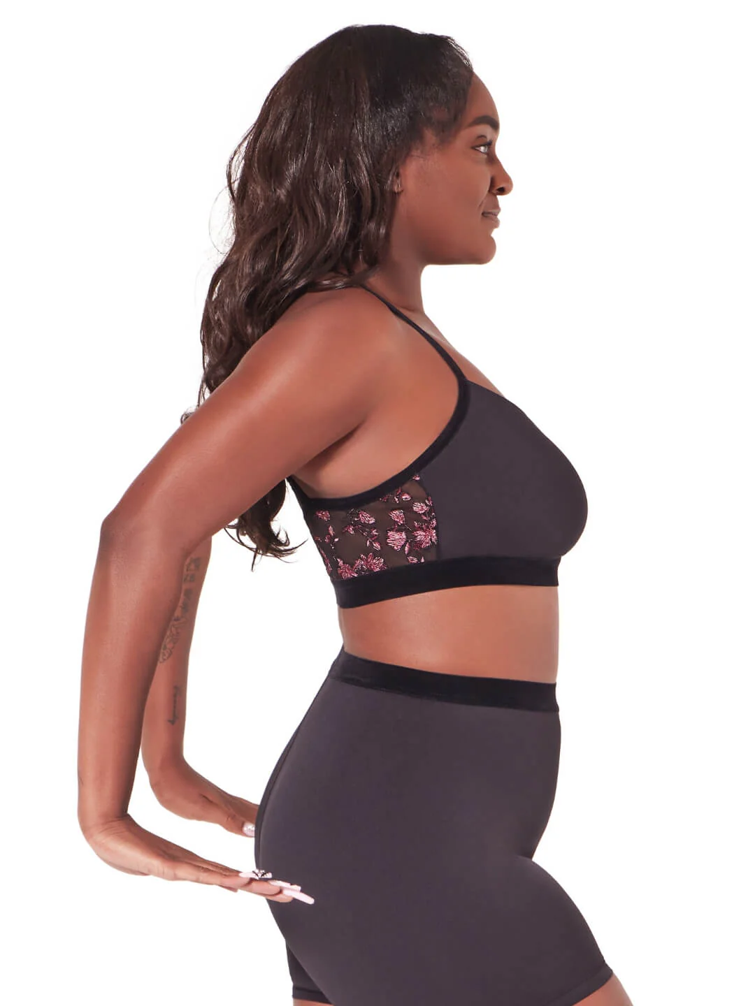 Ornate Romance Fondness Cami Criss Cross Back Bra - Image 3