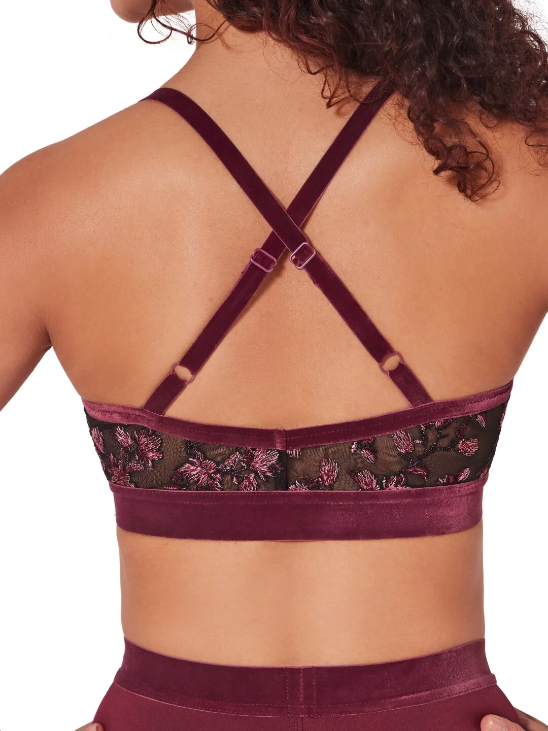 Ornate Romance Fondness Cami Criss Cross Back Bra - Image 5