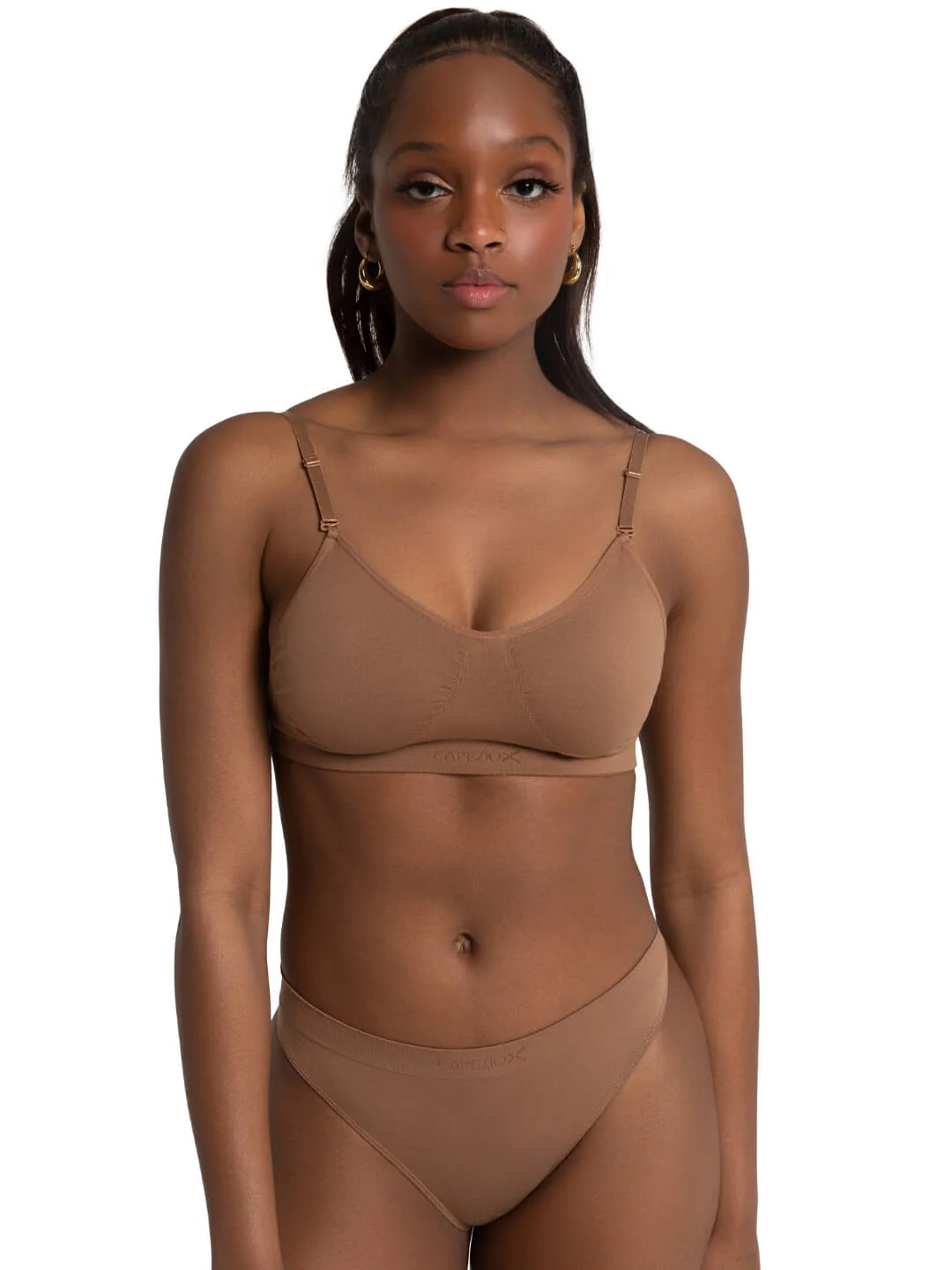 Seamless Clear Back Bra - Image 3