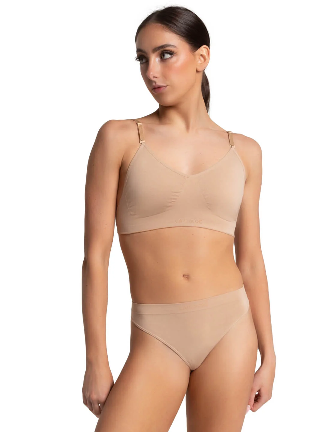 Seamless Clear Back Bra - Image 7