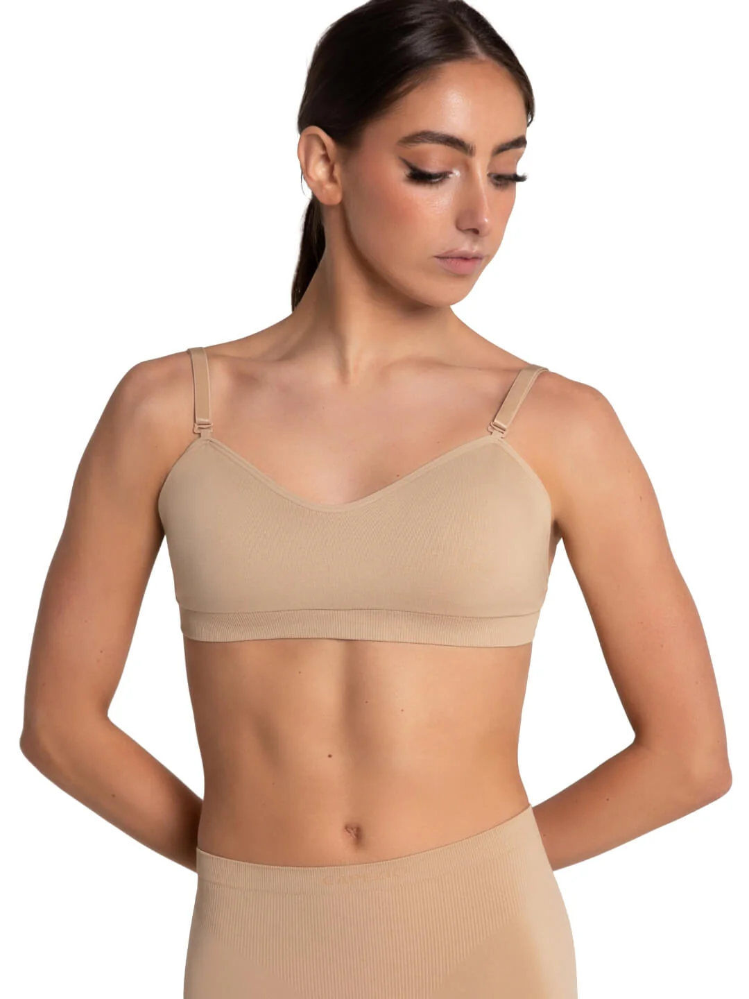 Seamless Clear Back Sweetheart Bandeau Bra - Image 4