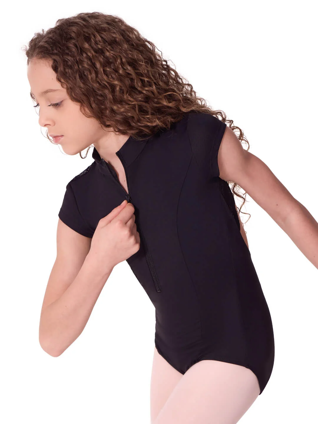 Soft Elegance Short Sleeve Princess Leotard - Tween - Image 2