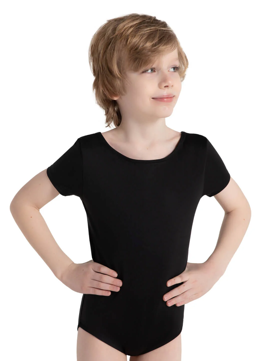 Studio Collection Short Sleeve Leotard - Boys - Image 3