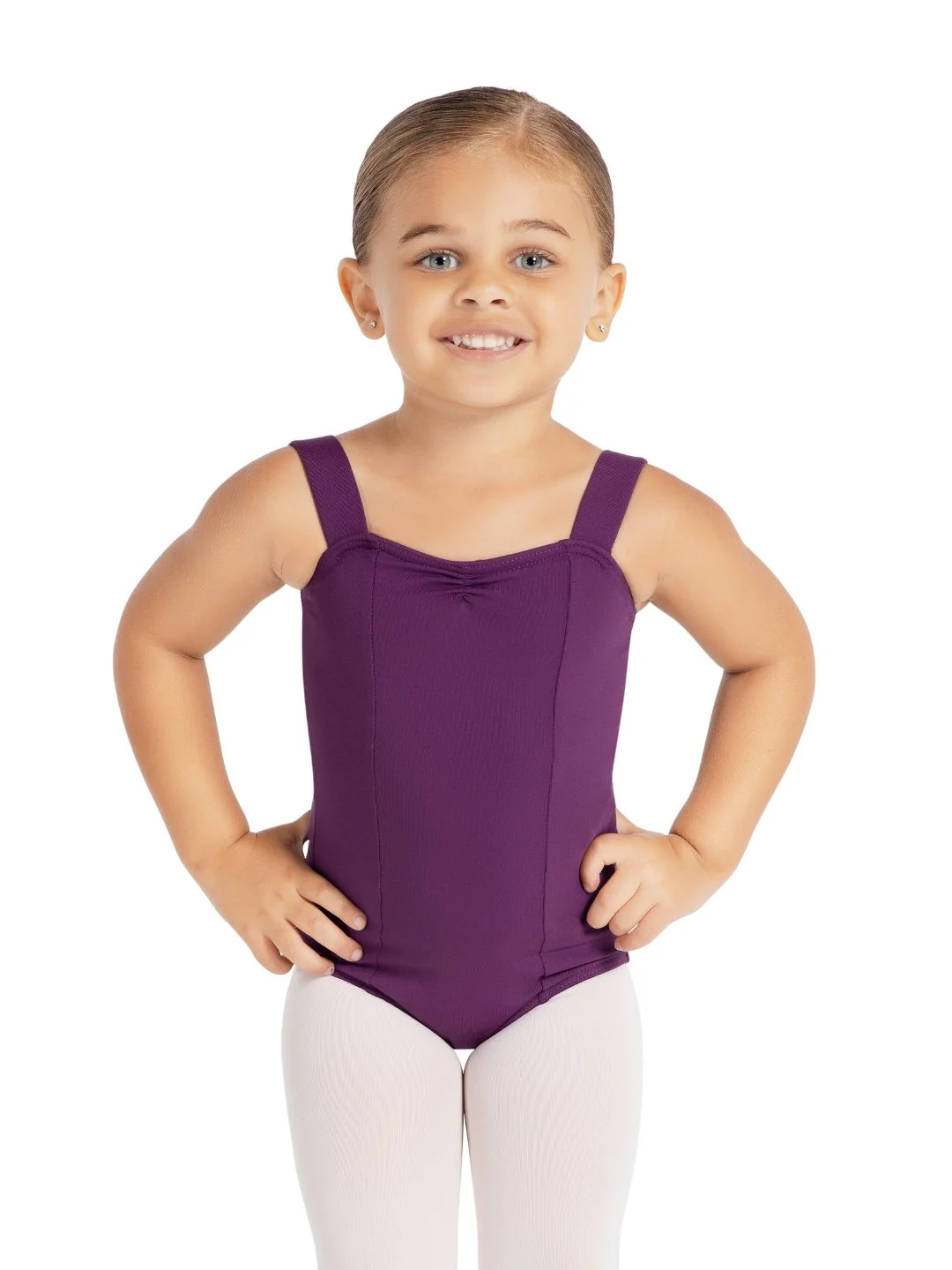 Studio Collection Wide Strap Camisole Leotard - Girls - Image 5