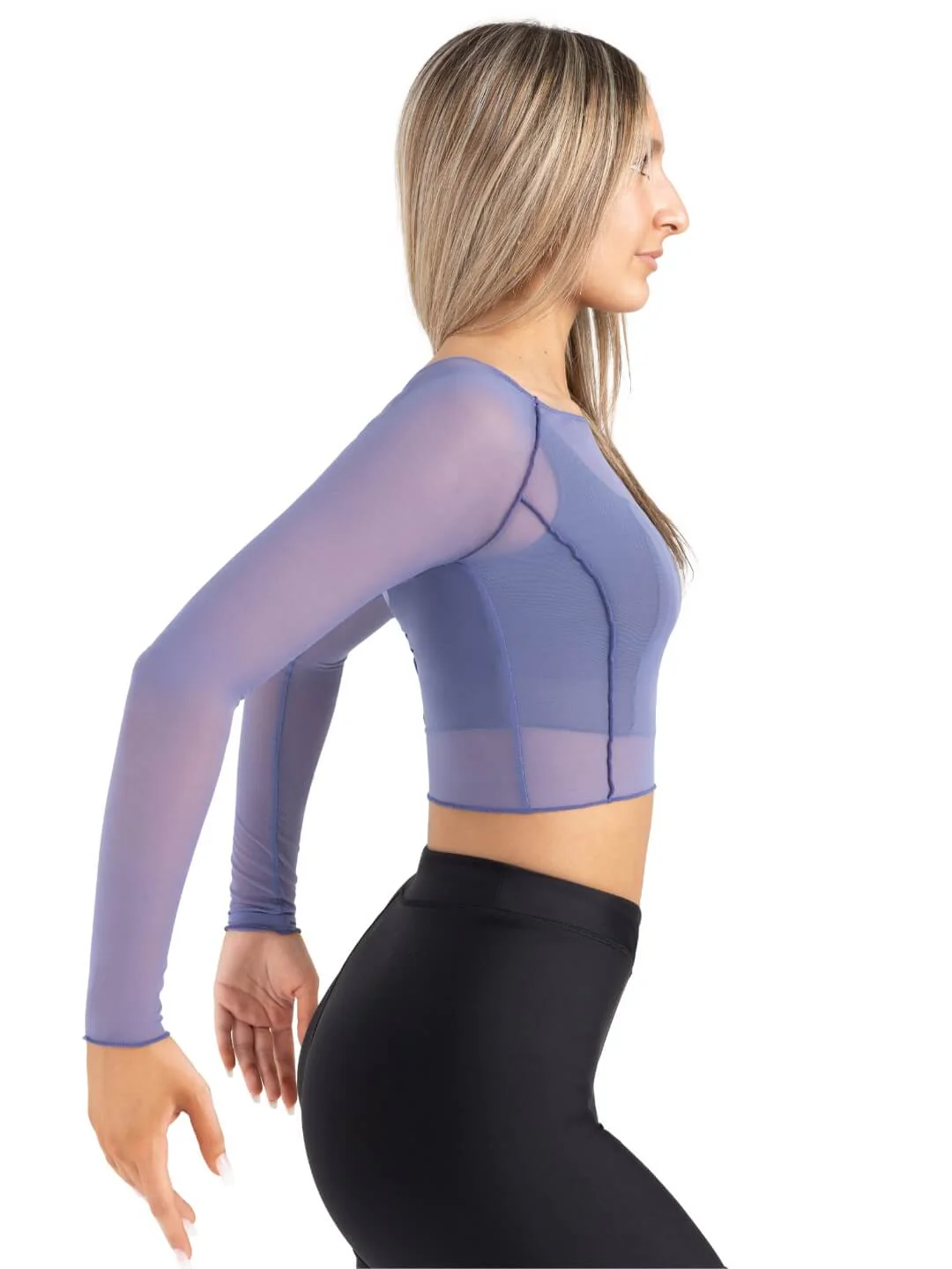 Sunset Nostalgia Dusk Longsleeve Mesh Top - Image 12