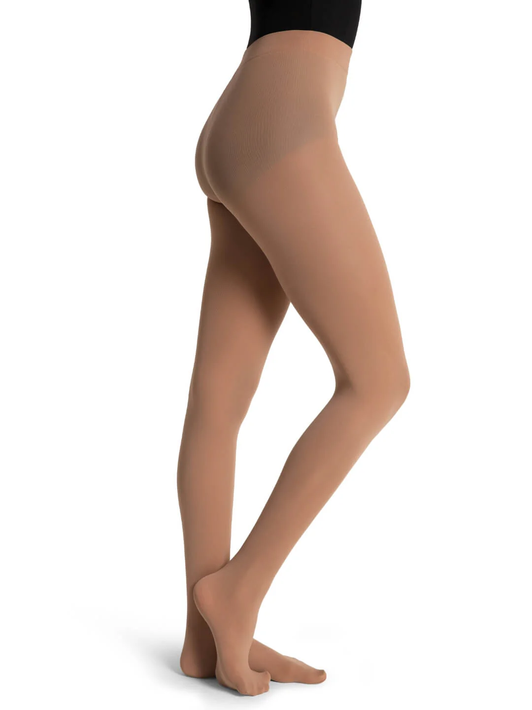 Ultra Soft™ Footed Tight with Self-Knit Waistband - Image 5