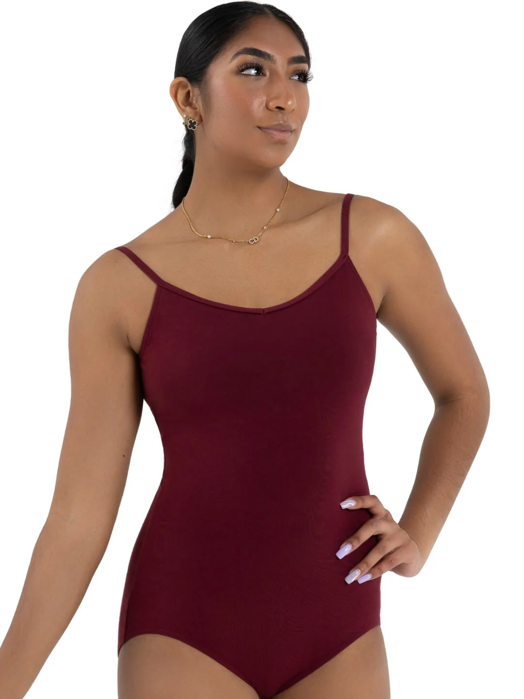 V-Neck Camisole Leotard - Image 11