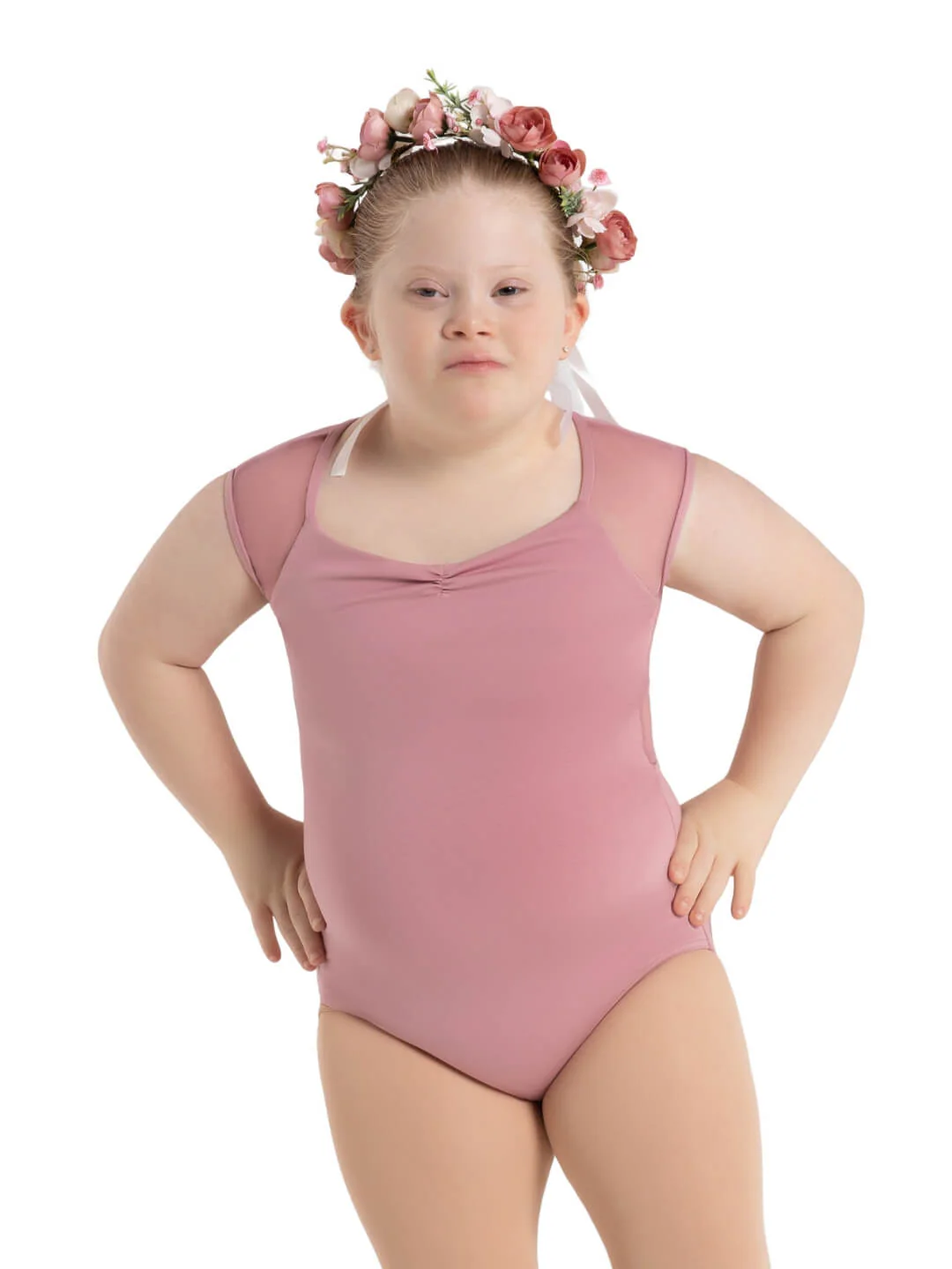 Wildflower Daisy Cap Sleeve Leotard - Girls - Image 4